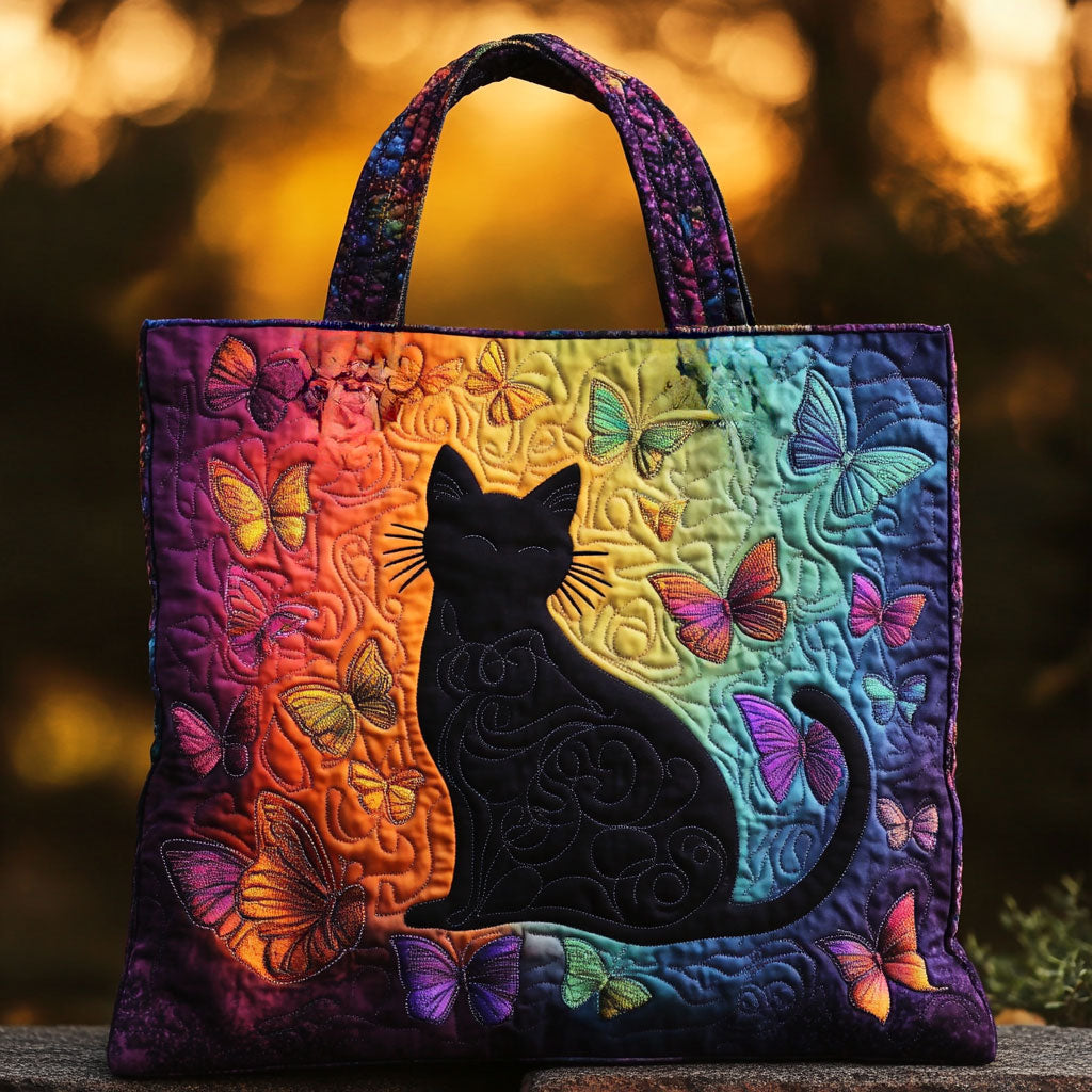 Silhouette Kat Gequilted Tote Bag