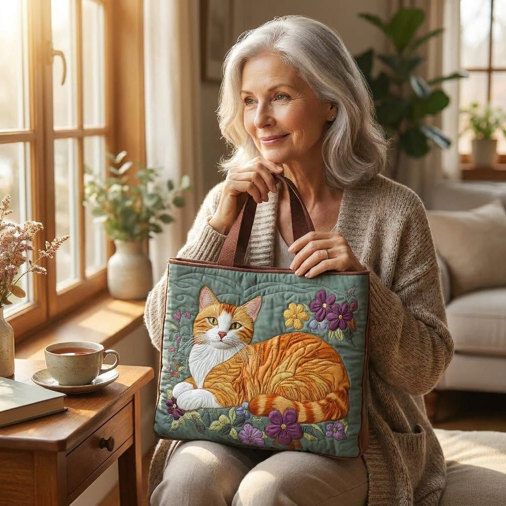 Ambachtelijke Tas - Oranje Kat