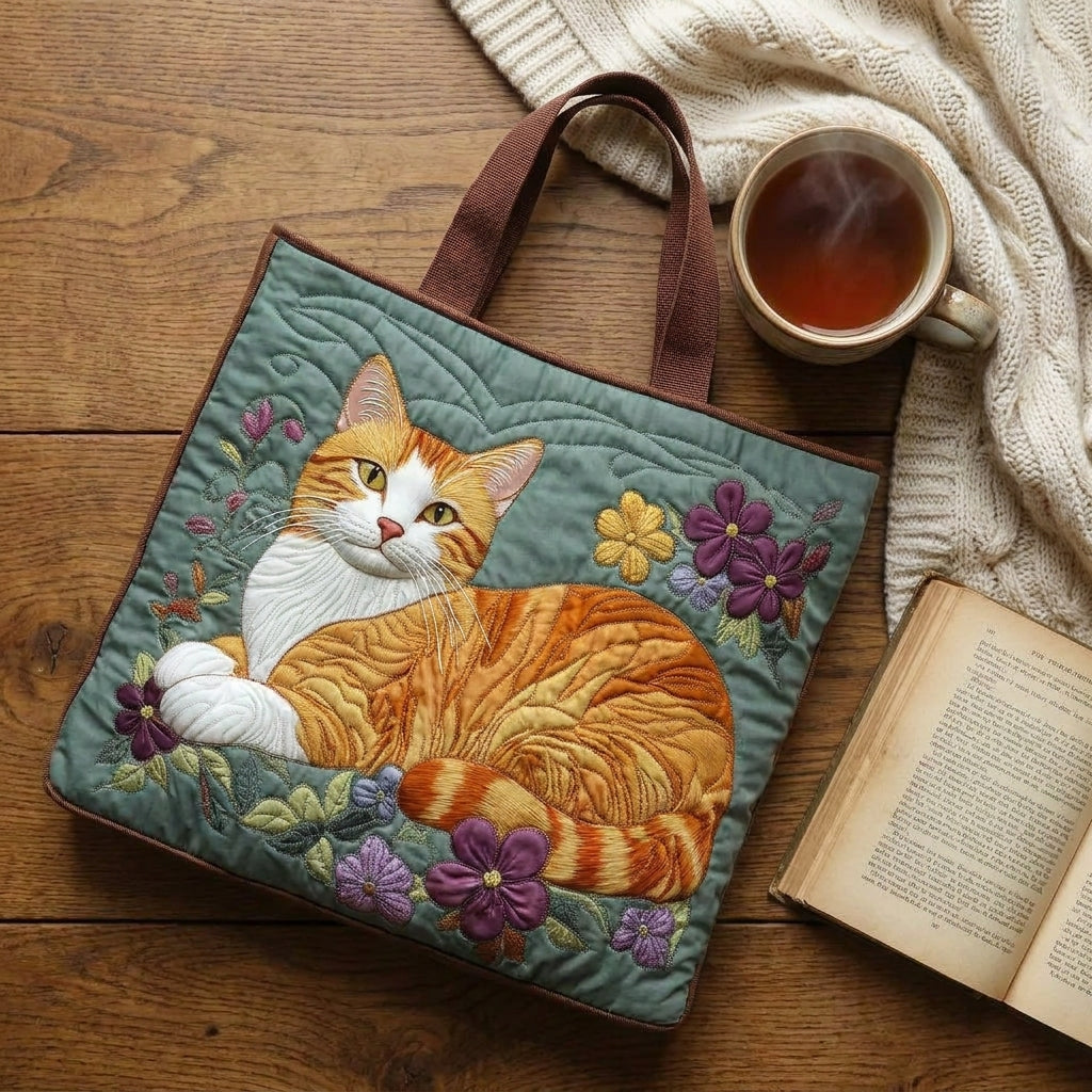 Ambachtelijke Tas - Oranje Kat