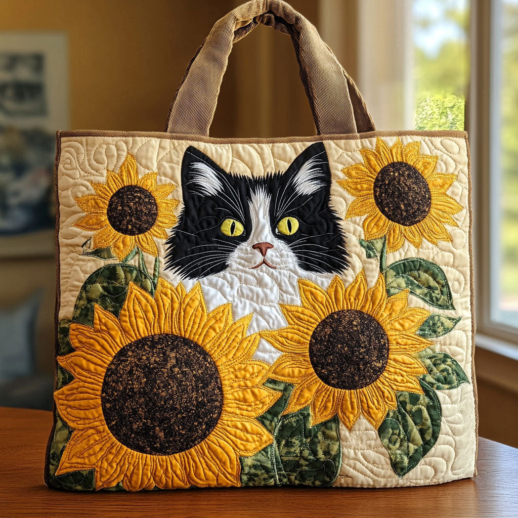 Amber Paws Gequilte Tote Bag