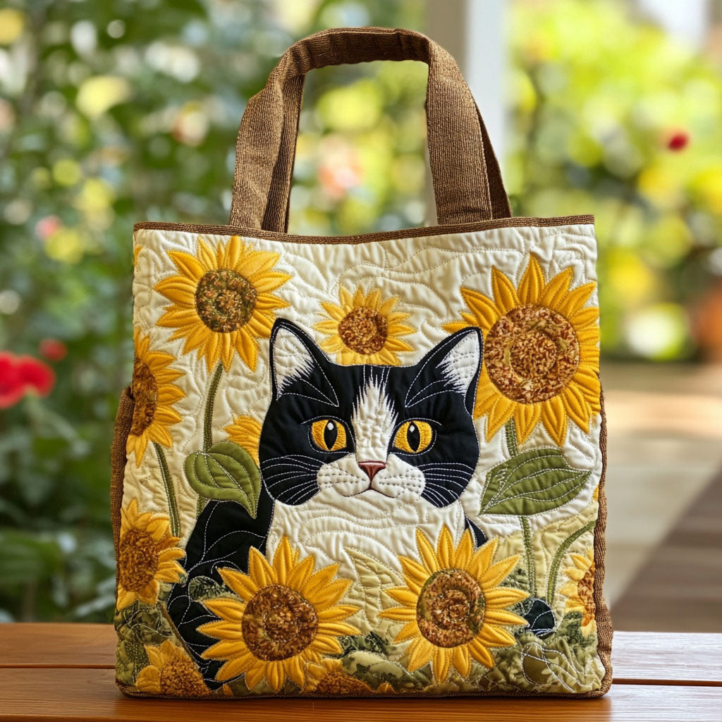 Tuxedo Charm Gequilted Tote Bag