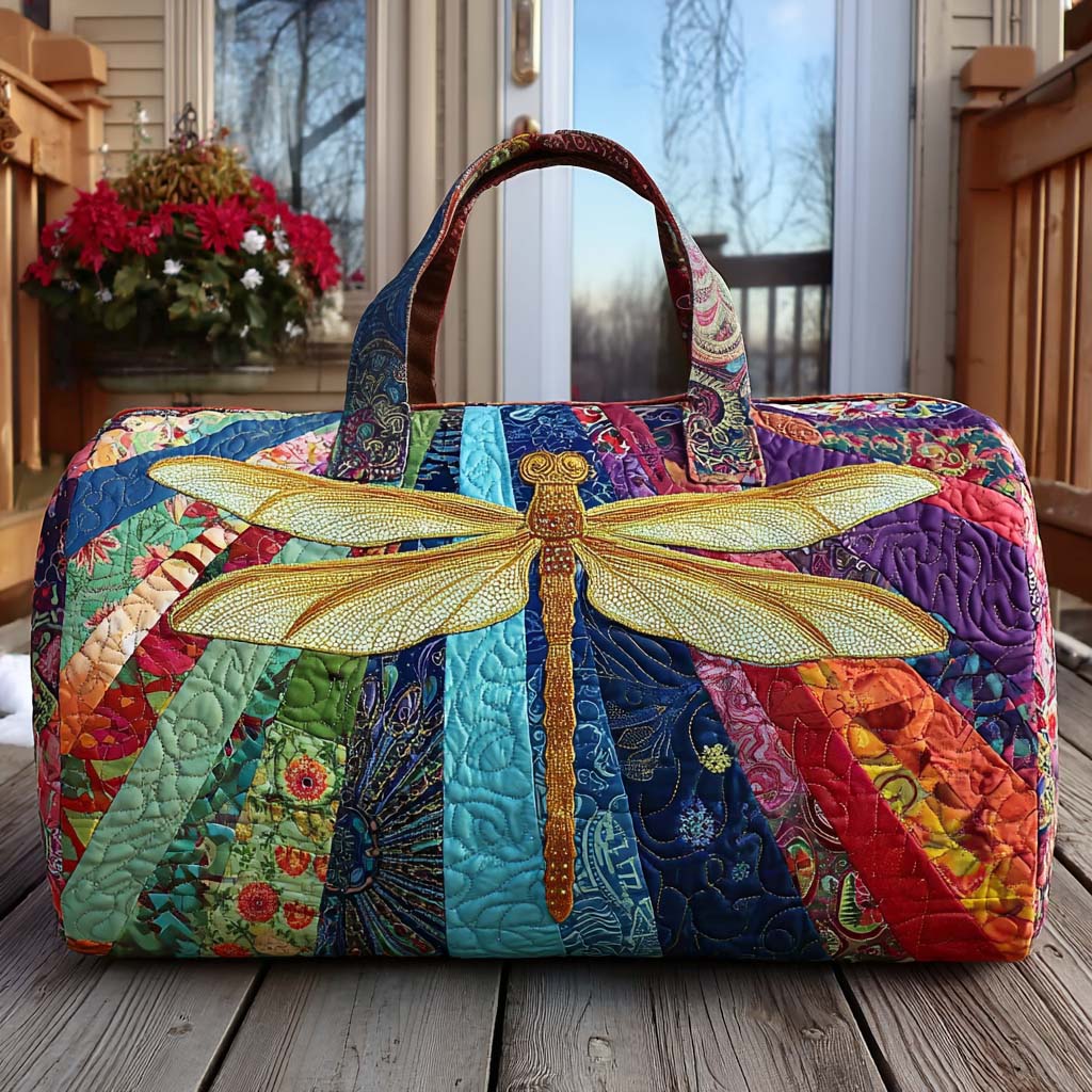 Luchtige Bloem Gequilt Duffle Bag