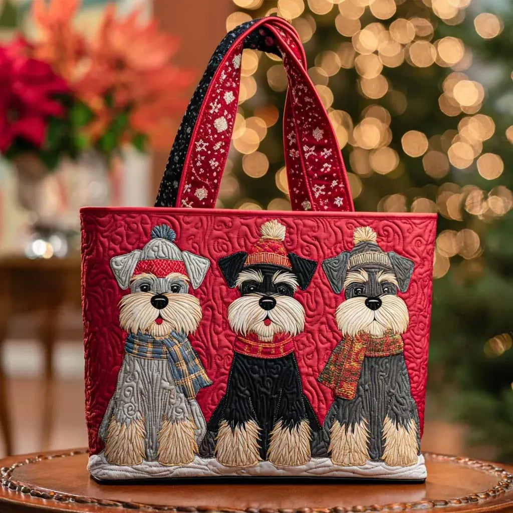 Ambachtelijke Tas - Trio van Schnauzers