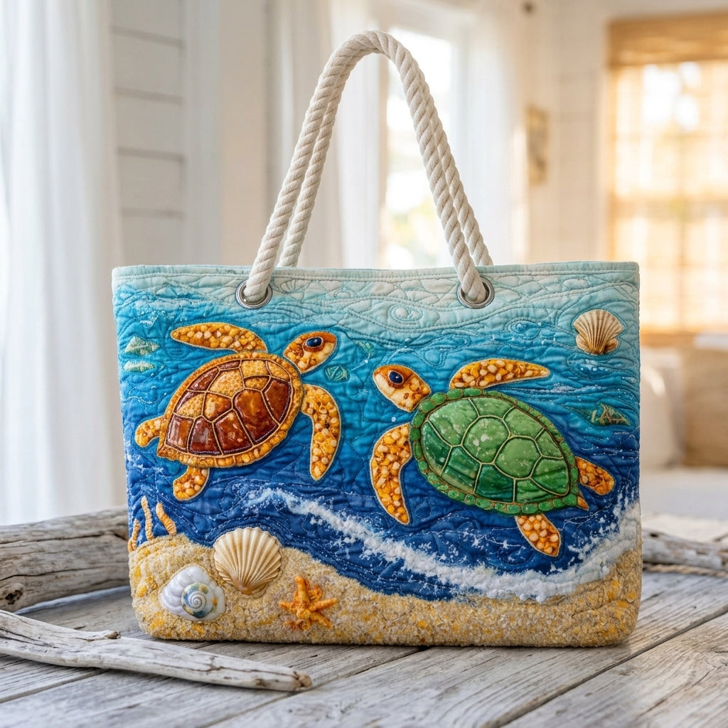 Strandtas - Tropische Schildpad