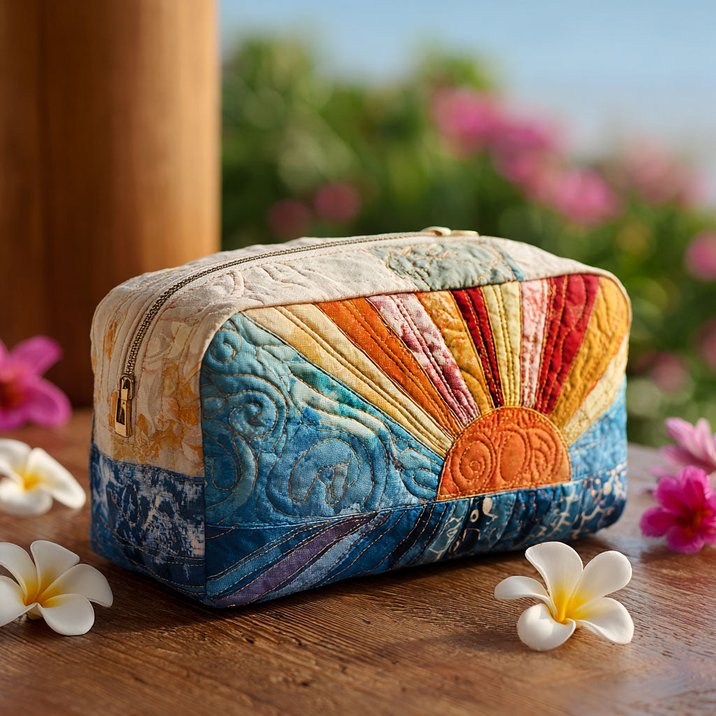 Chill Wave Gequilt Make-up Tas