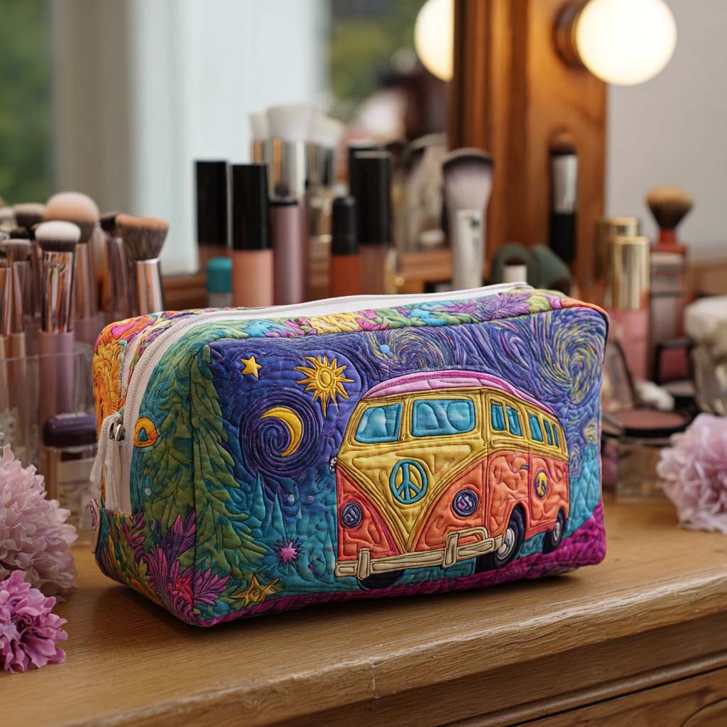 Cosmic Road Trip Gequilted Make-up Tas
