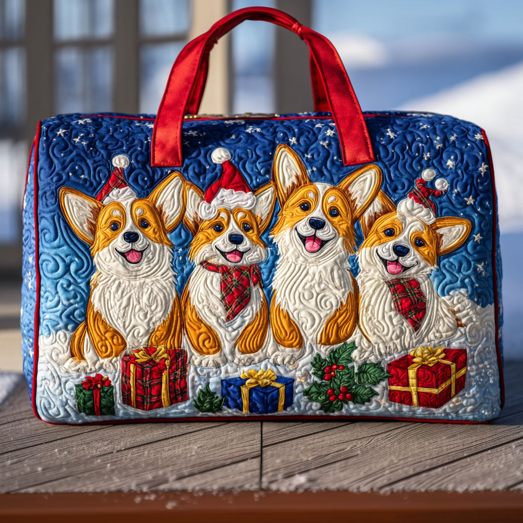 Feestelijke Staart Kwispel Gevoerde Duffle Bag