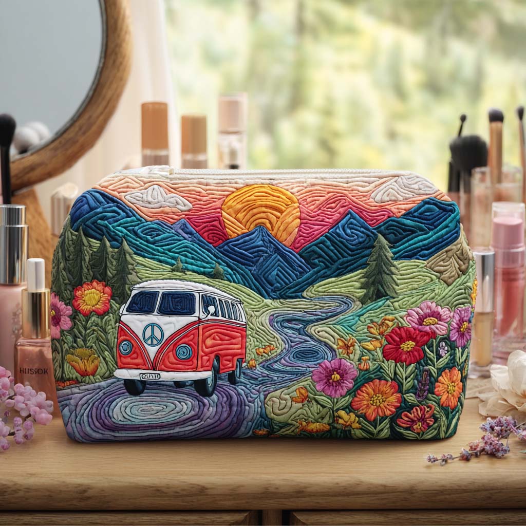 Gratis Spirit Horizons Gequilted Make-up Tas