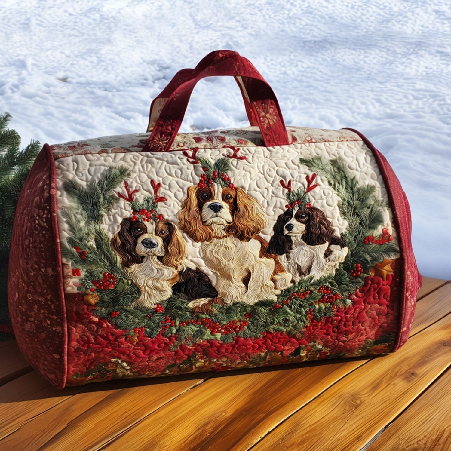 Blije Spaniel Gequilted Duffle Bag
