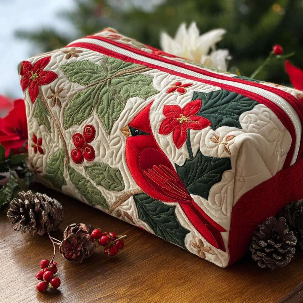 Holly Cardinal Gequilted Make-up Tas