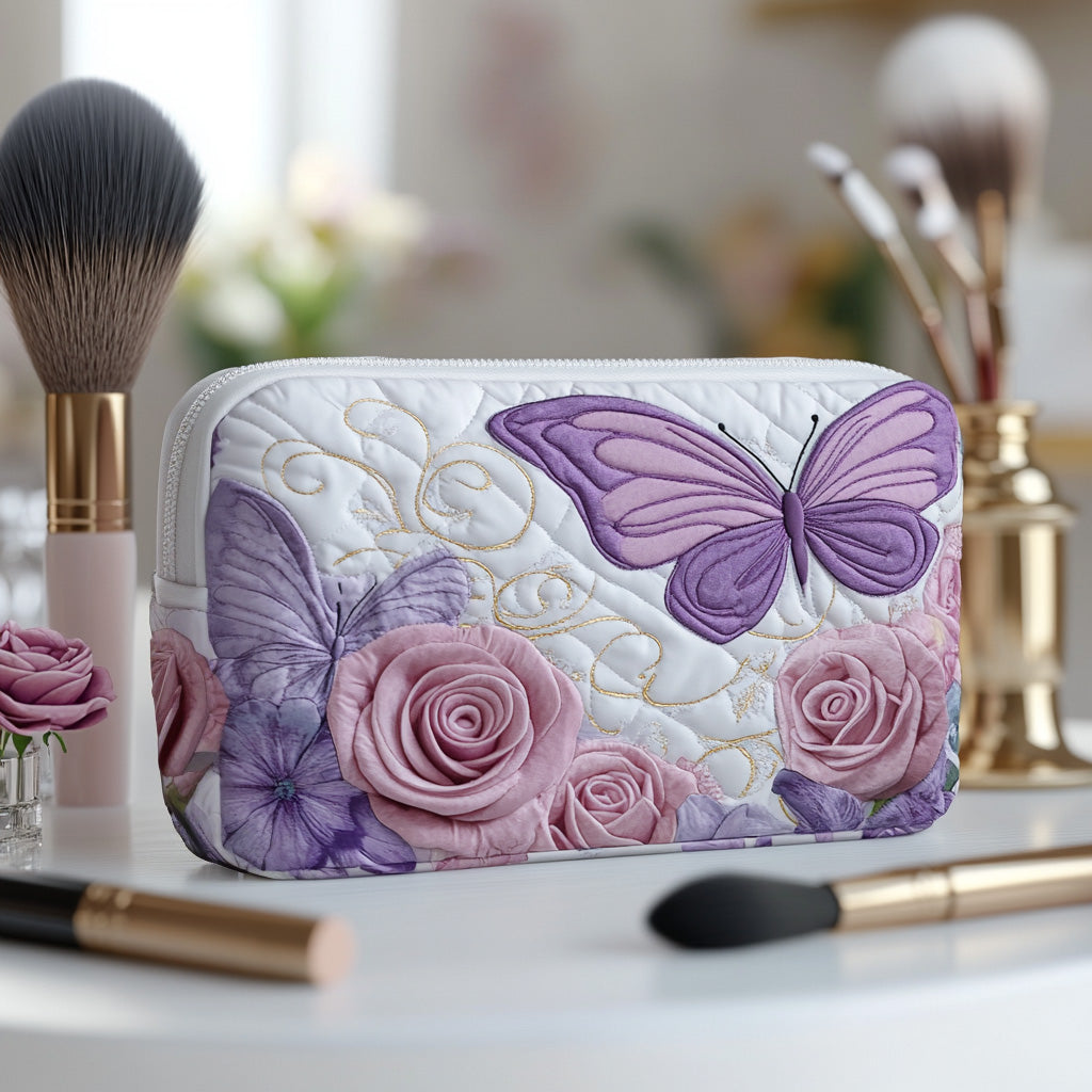 Lavendel Grace Gequiltede Make-up Tas