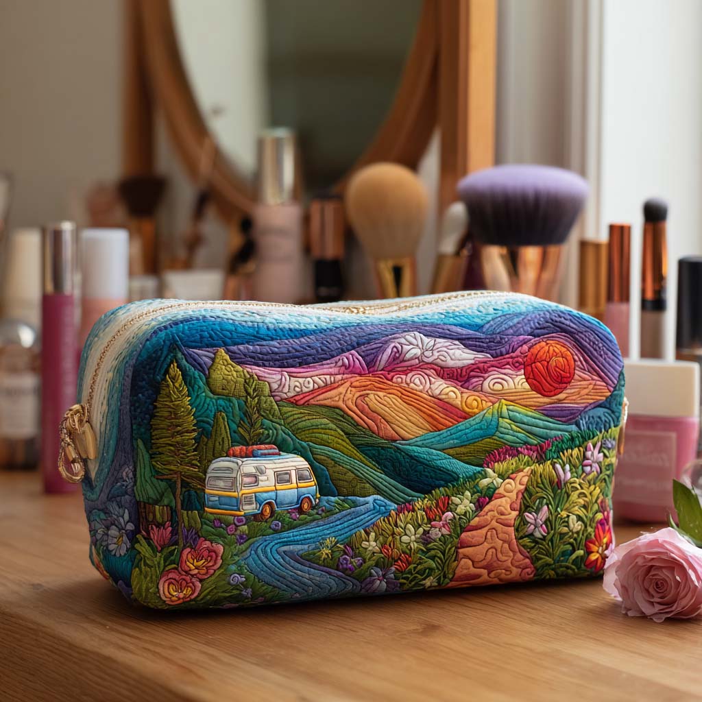 Mountain Glow Van Gequilted Make-up Tas