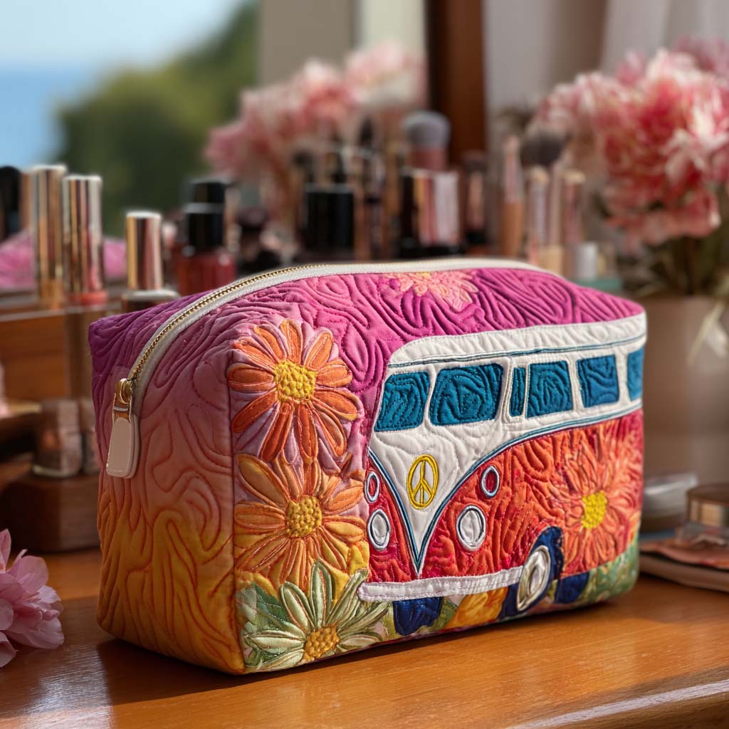 Road to Rainbow Peaks Gequilted Make-up Tas
