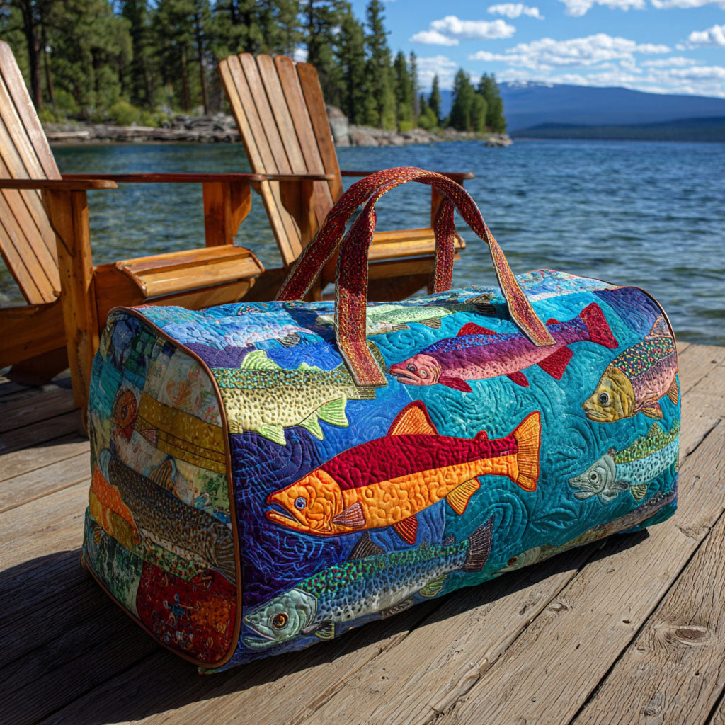 Stream Catch Gequilted Duffle Bag
