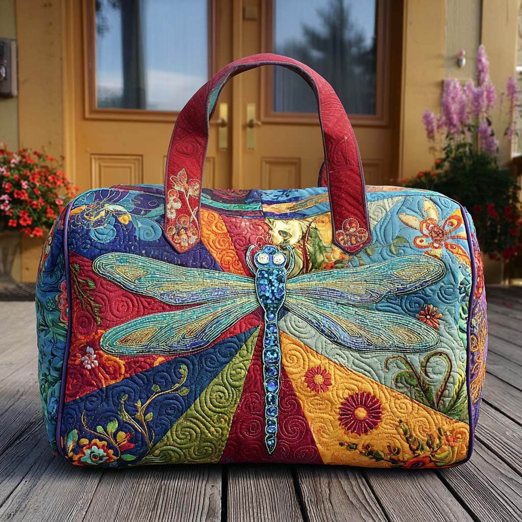 Whimsy Wings Gequiltte Duffle Bag