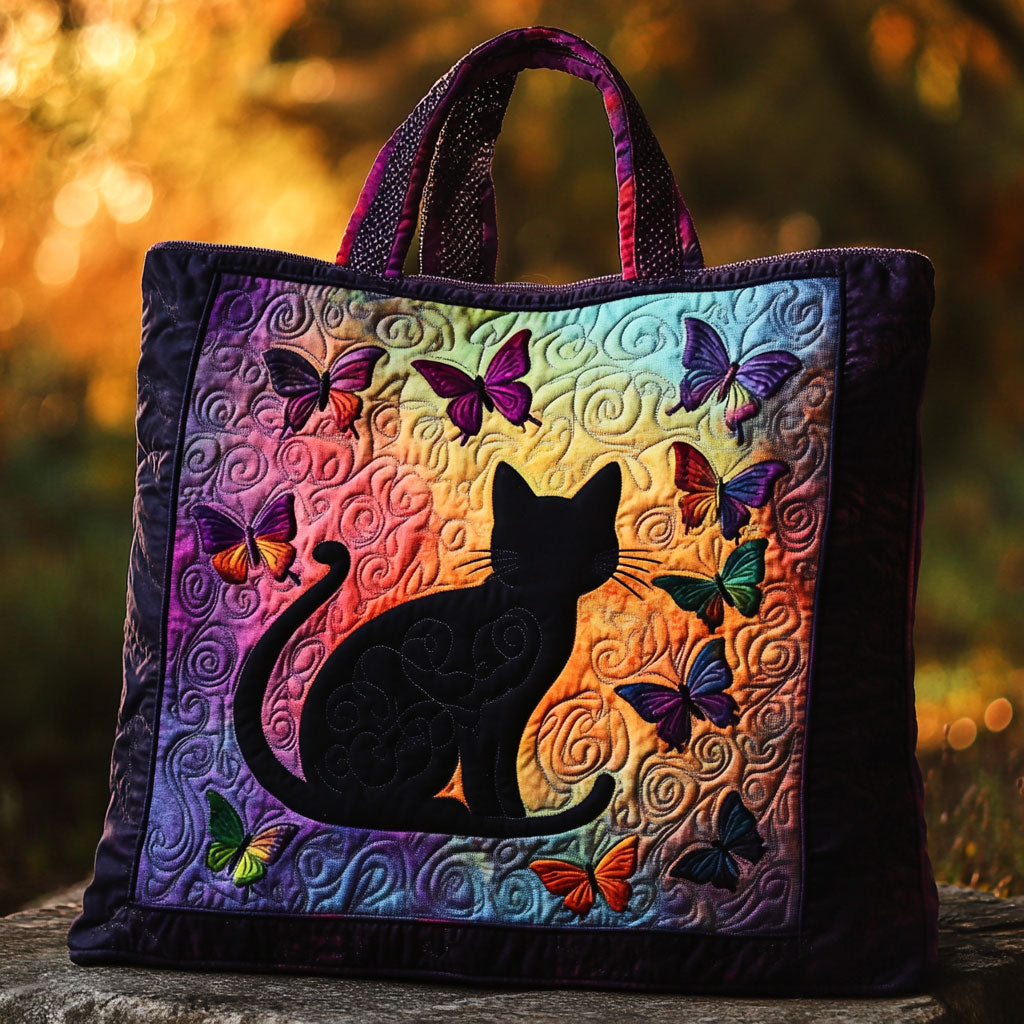 Calmheart Kat Gequiltede Tote Bag