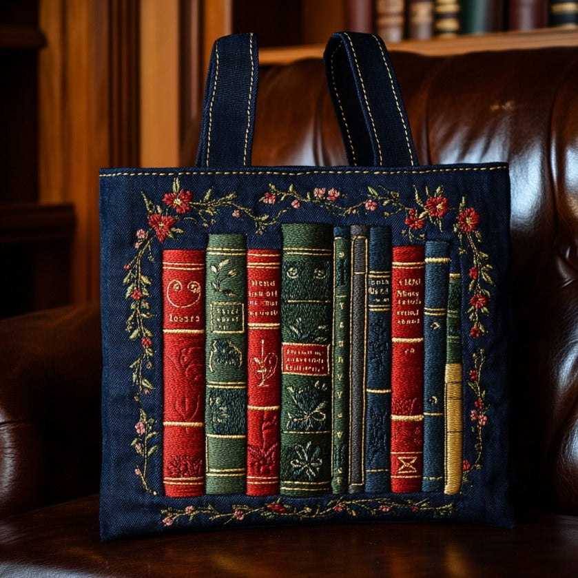 Oude Boeken Gequilt Tote Bag
