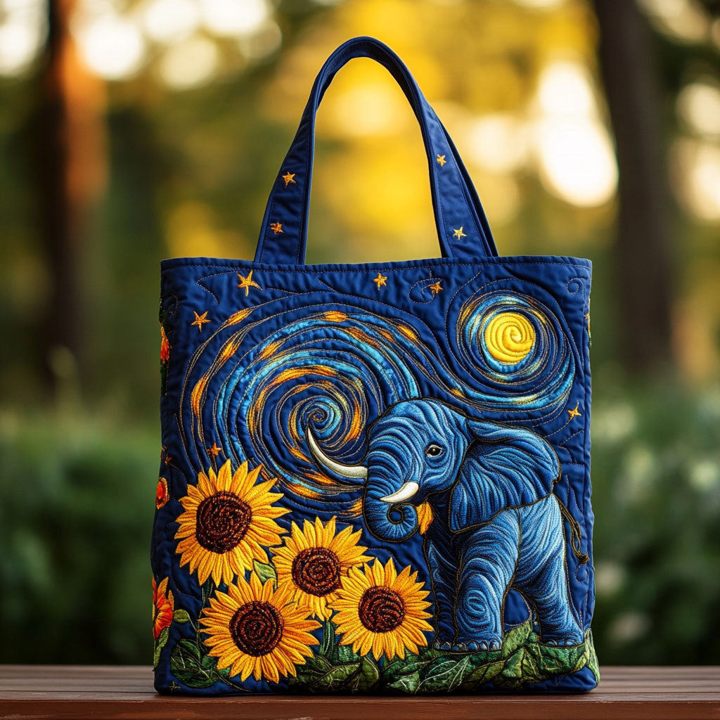 Olifanten Droom Gequilt Tote Bag