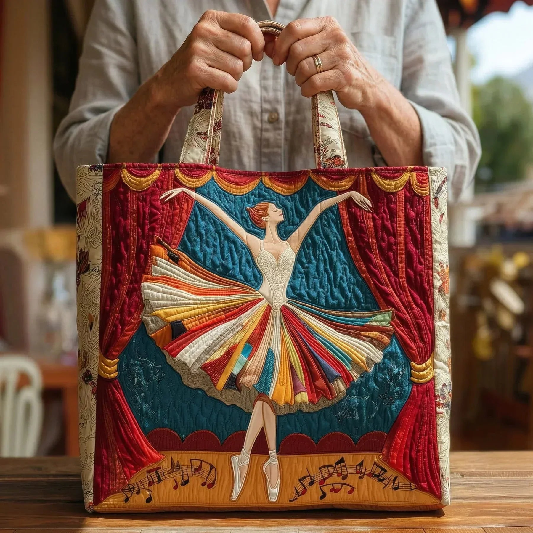 Gequiltte Tas - Elegante Ballerina