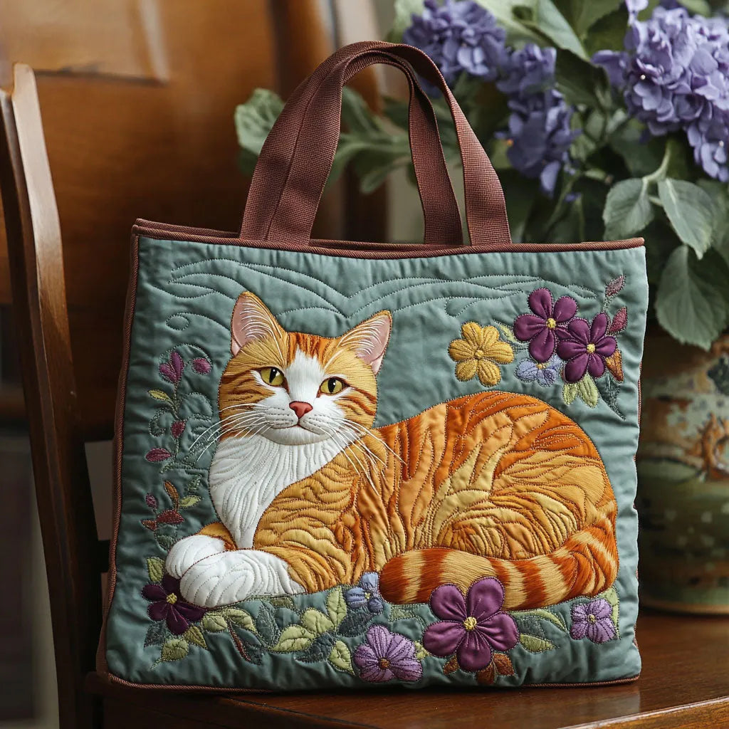 Ambachtelijke Tas - Oranje Kat
