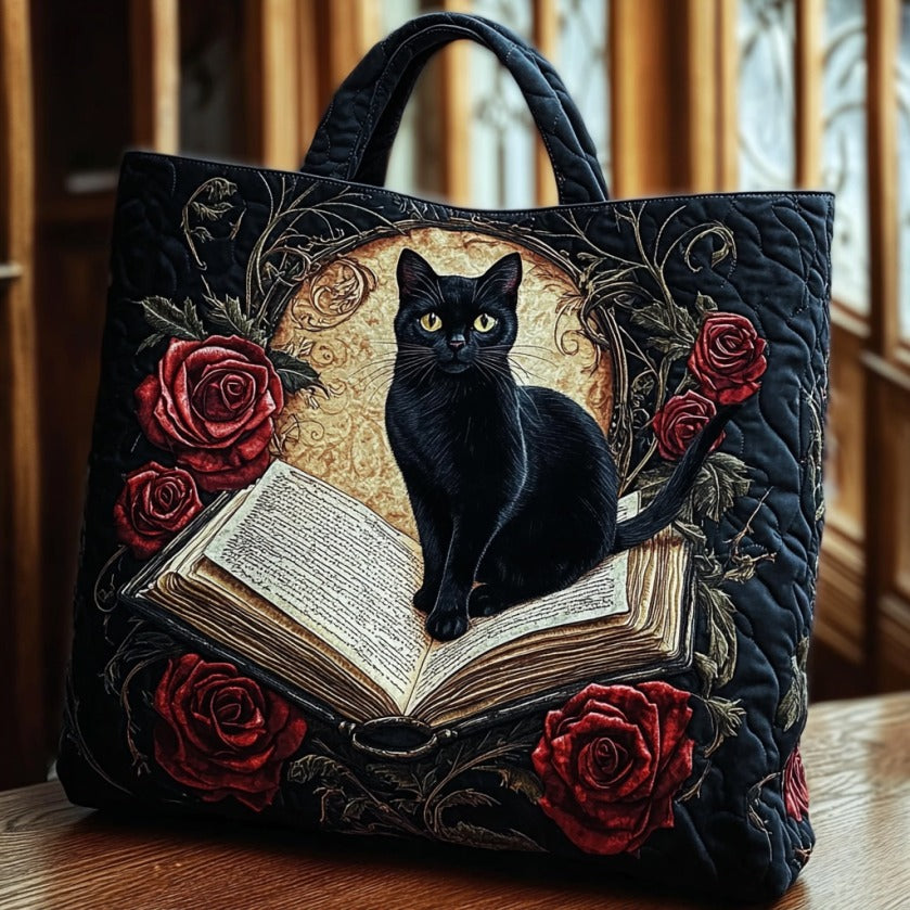 Mysti Kat Gequiltede Tote Bag