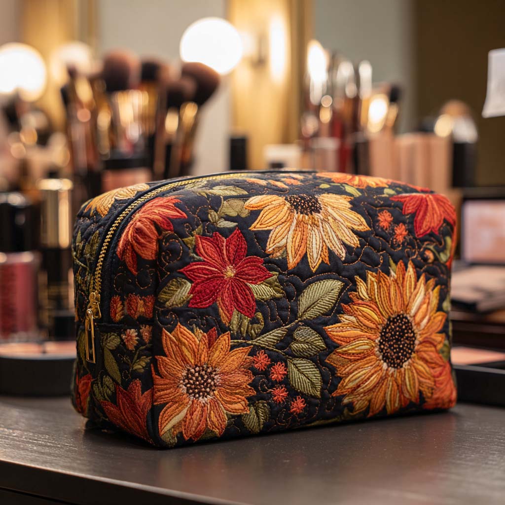 Bloom Beauty Gequilt Make-up Tas