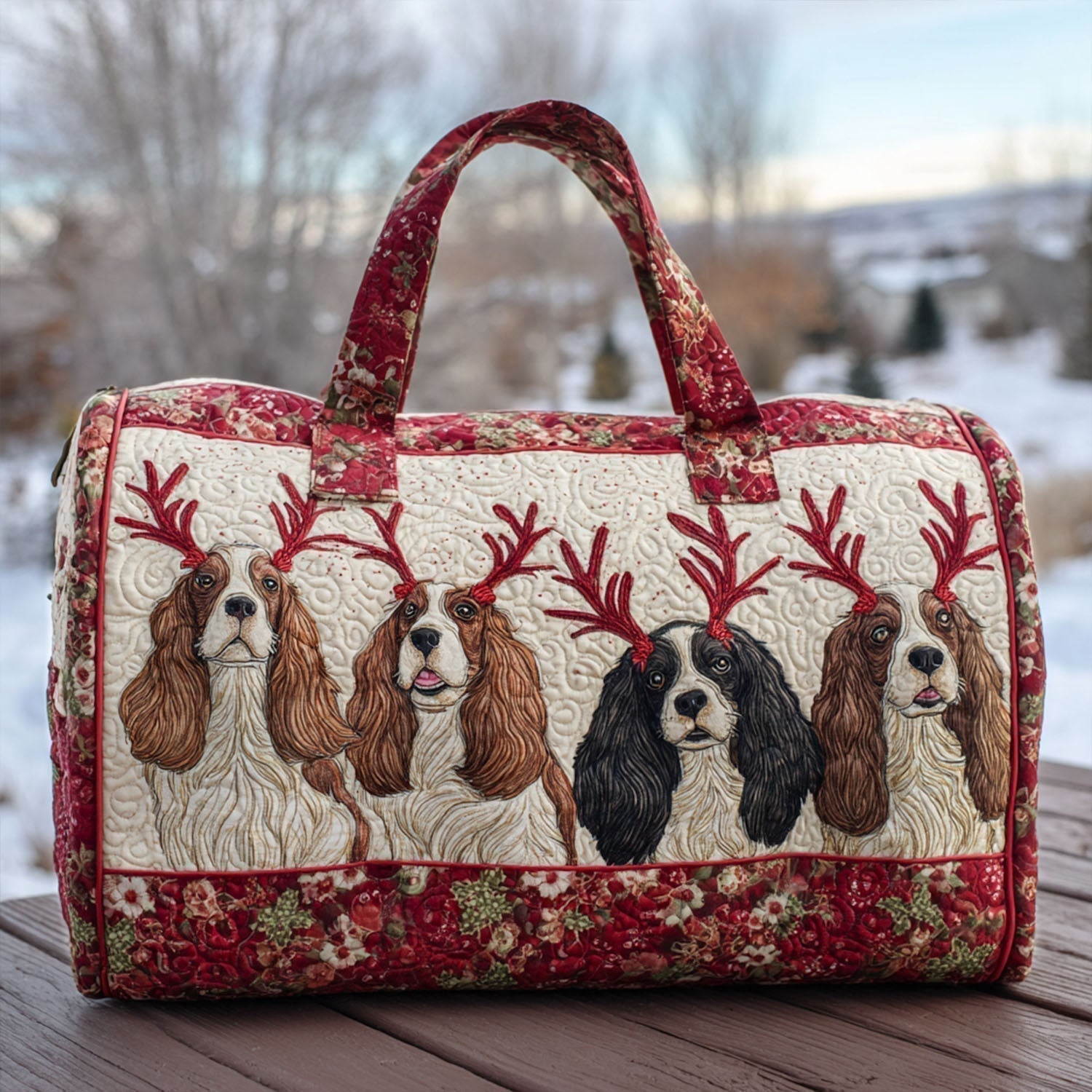 Curious Ears Gequilte Duffle Bag