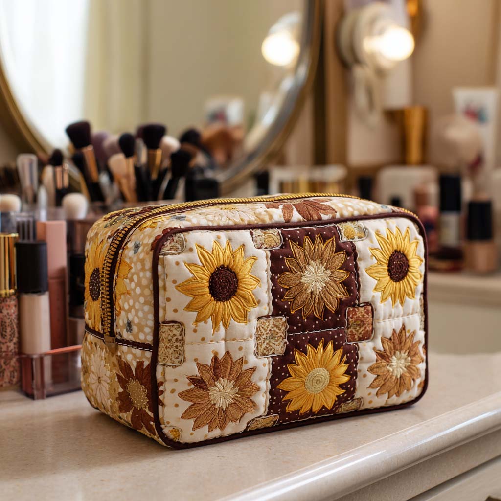 Dagelijkse Zonneschijn Gequilt Make-up Tas