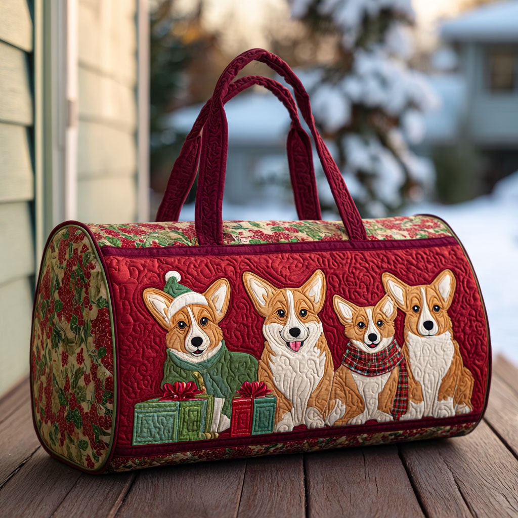 Cadeau-Wikkelende Glimlach Gequilt Duffle Tas
