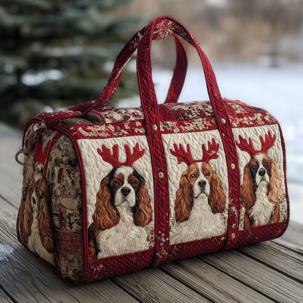 Gelukkige Howler Gequilt Duffle Tas