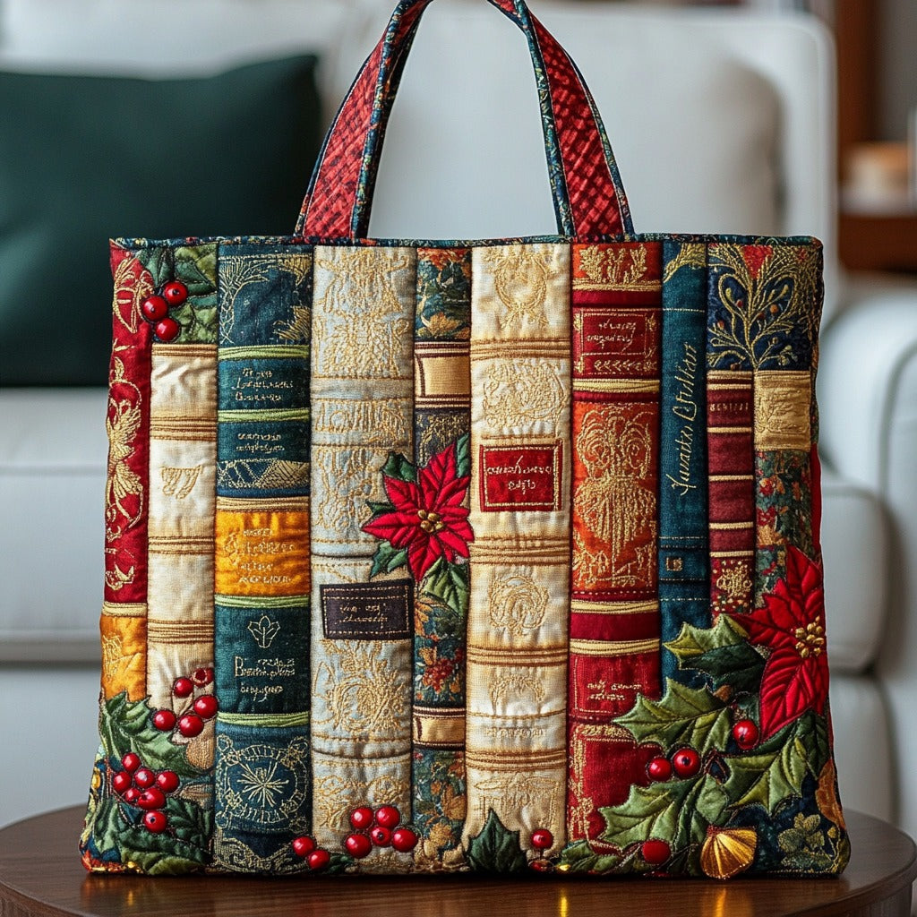 Vakantieboeken Gequilt Tote Bag