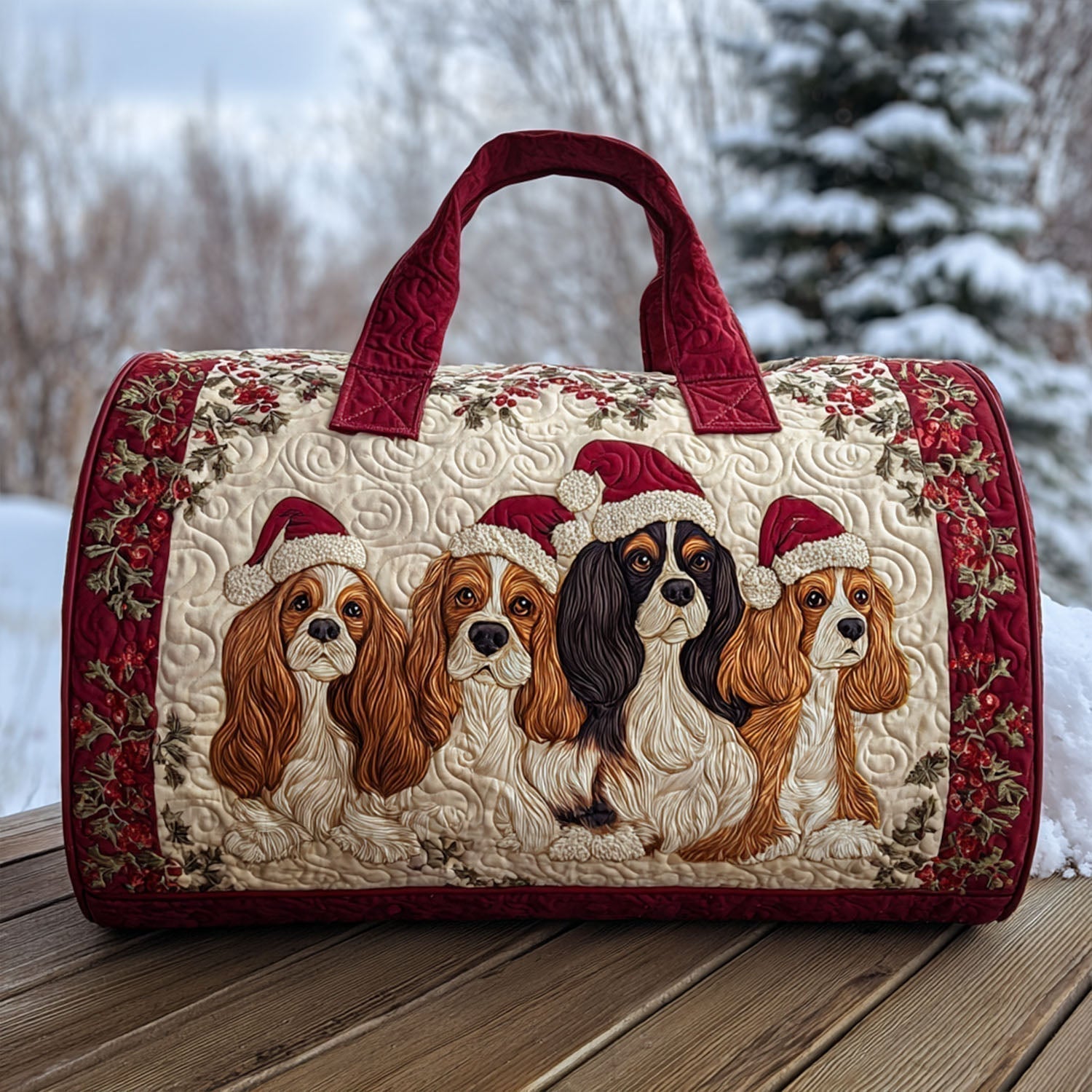 Holly Spaniel Gequilted Duffle Tas