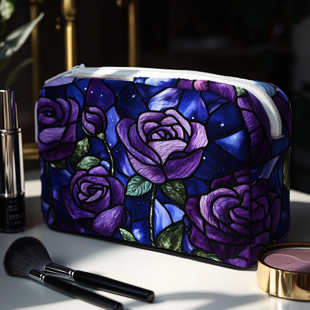 Midnight Rose Gequilte Make-up Tas
