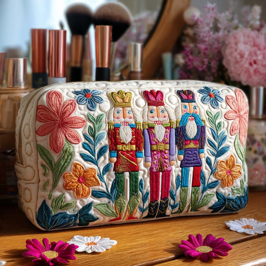 Notenkraker Charm Gequiltte Make-up Tas
