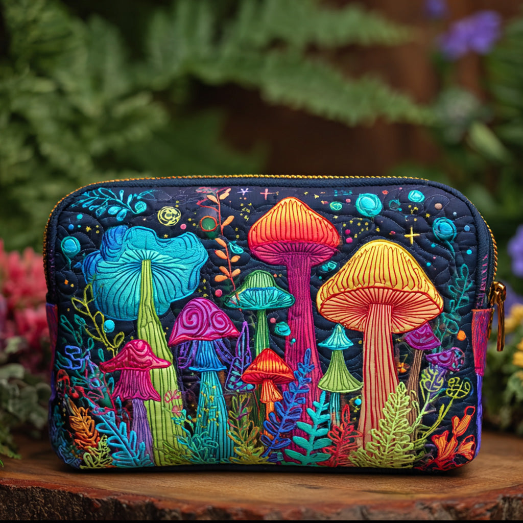 Vrede Paddenstoel Gequilt Make-up Tas