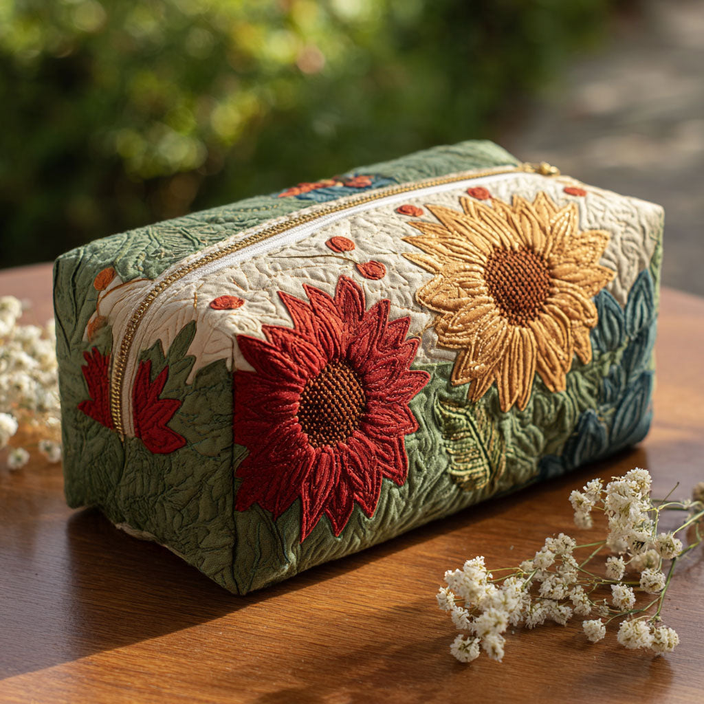 Petal Glow Gequiltte Make-up Tas