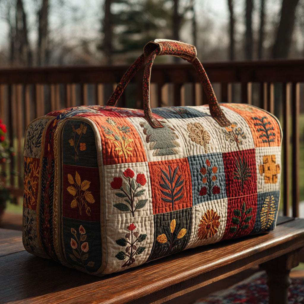 Petal Serenade Gequilt Duffle Bag