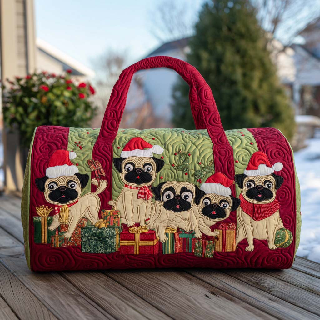 Puglet Noel Gequiltte Duffle Bag