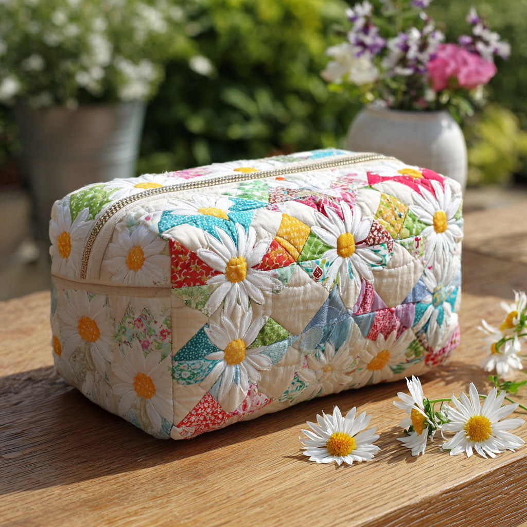 Pure Meadow Gequilted Make-up Tas