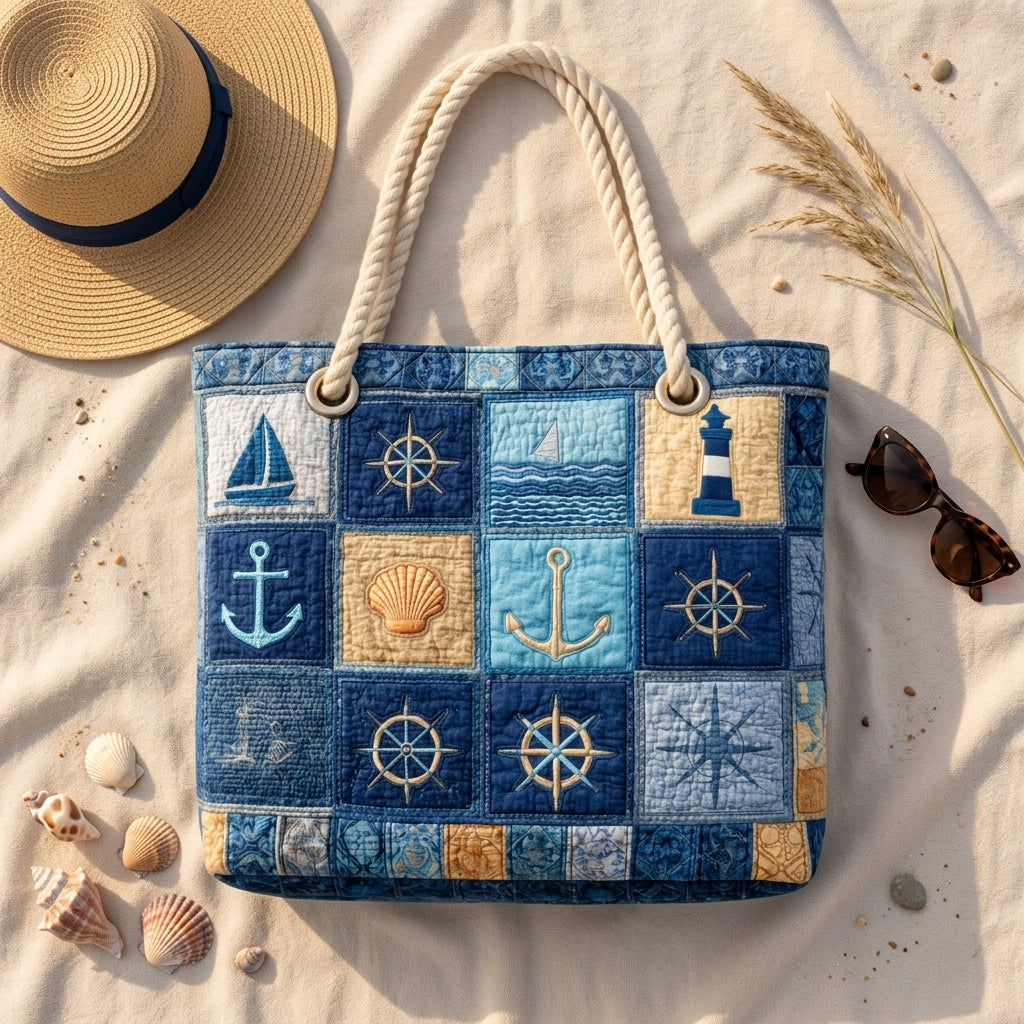 Strandtas - Nautisch Blauw