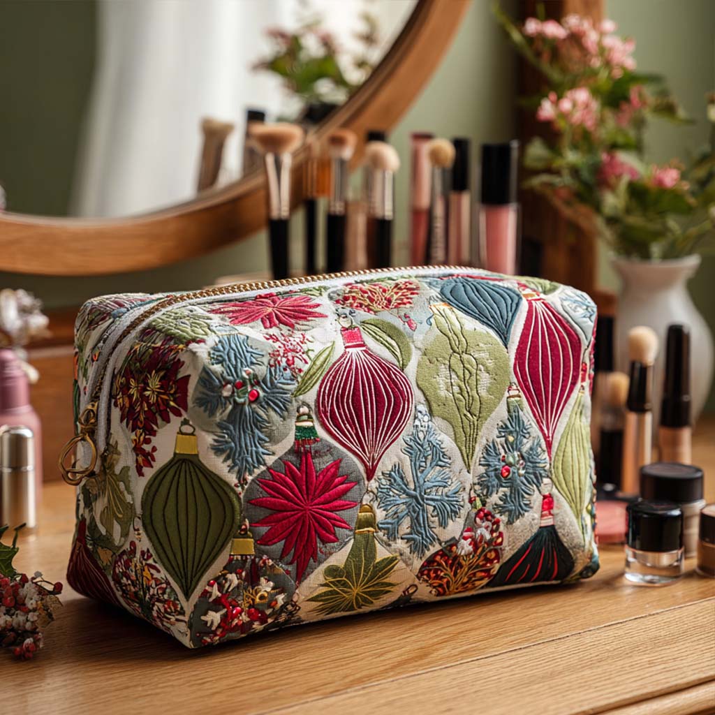 Sparkle Ornament Gequilted Make-up Tas
