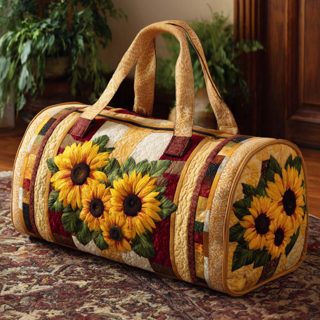 Warme Lichte Gequiltte Duffle Bag