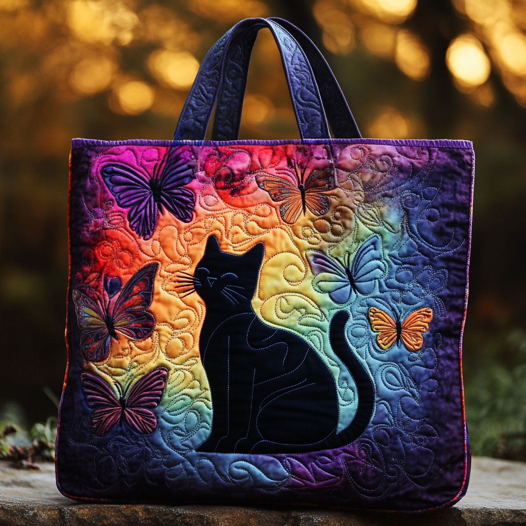 Butterdream Kat Gequilte Tote Bag