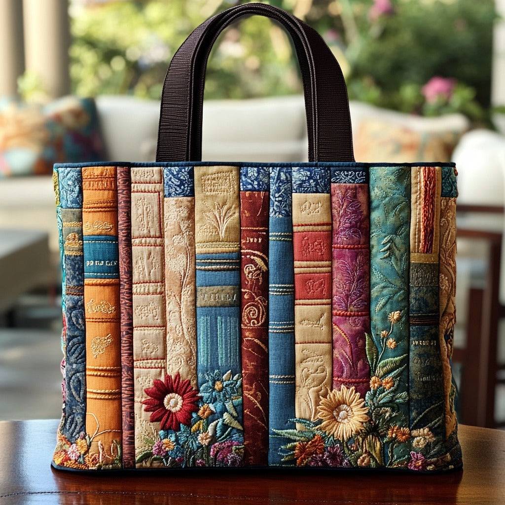 Blooming Stories Gequilte Tote Bag