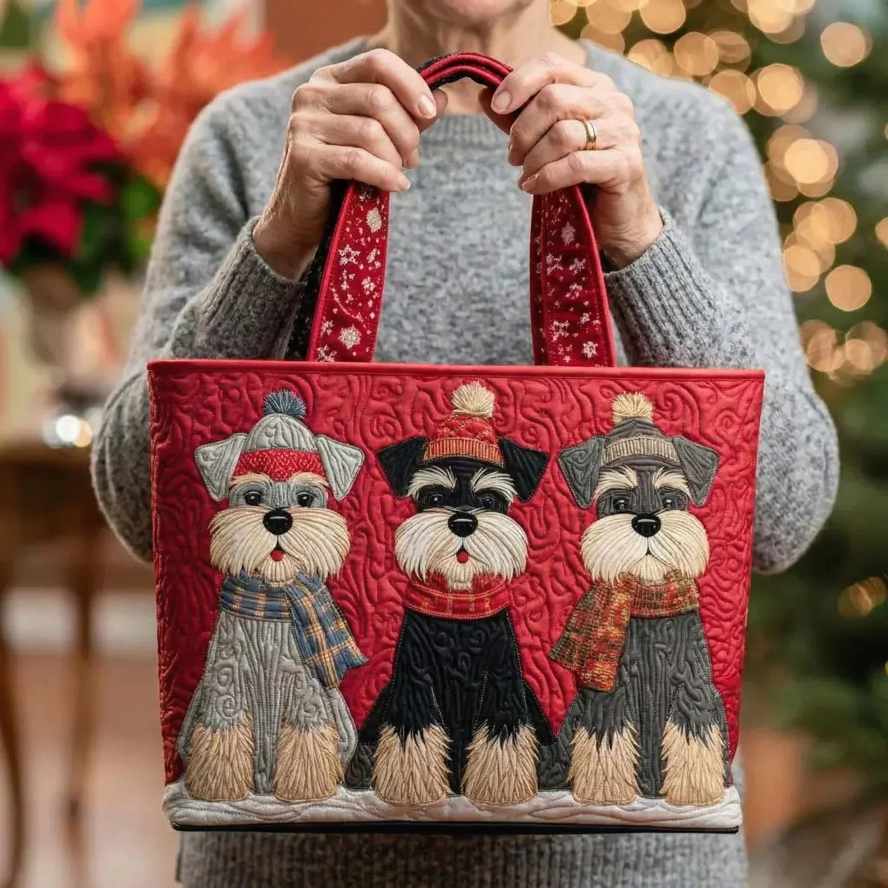 Ambachtelijke Tas - Trio van Schnauzers