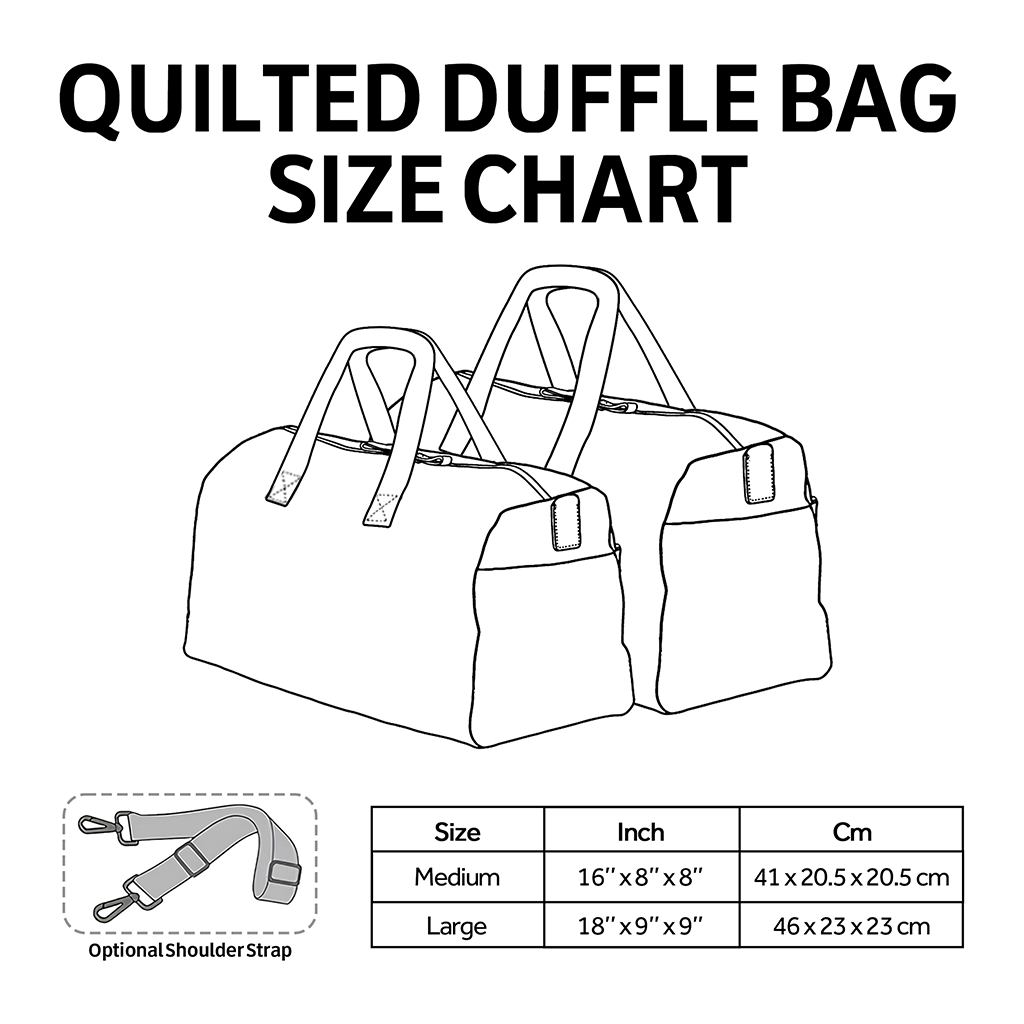 Vrolijke Snuffles Gequiltte Duffle Bag